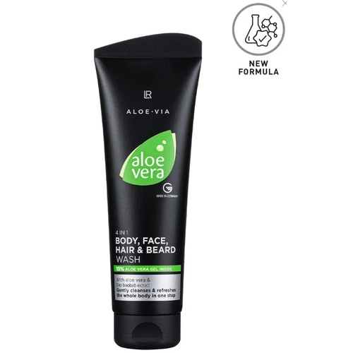 Aloe vera 4 az 1-ben test, arc, haj,-szakállsampon