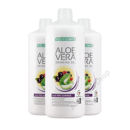 Aloe vera drinking gél acai pro summer 3-as szett
